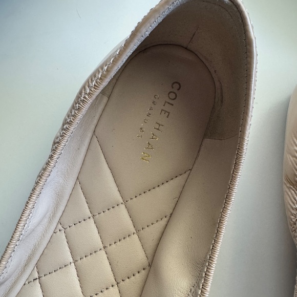 Cole Haan Nude Bow Ballet Flats Size 7.5 - Picture 3 of 6